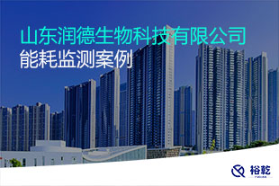 山東潤德生物科技有限公司能耗在線監(jiān)測案例